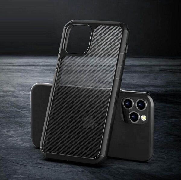 Carbon Fiber Armor Transparent Matte Cover For iPhone 13 Series