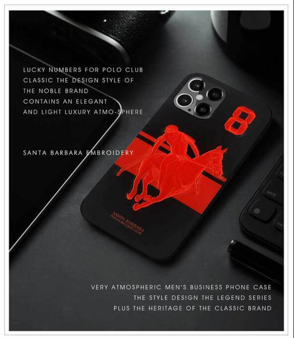 Santa Barbara Polo Garner Series Leather Back Cover For iPhone (Black) Santa Barbara Polo Garner Series Leather Back Cover For iPhone (Black)