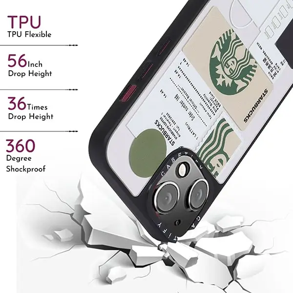 iPhone 13 Coffee Edition Reflective Mirror Back Case-3