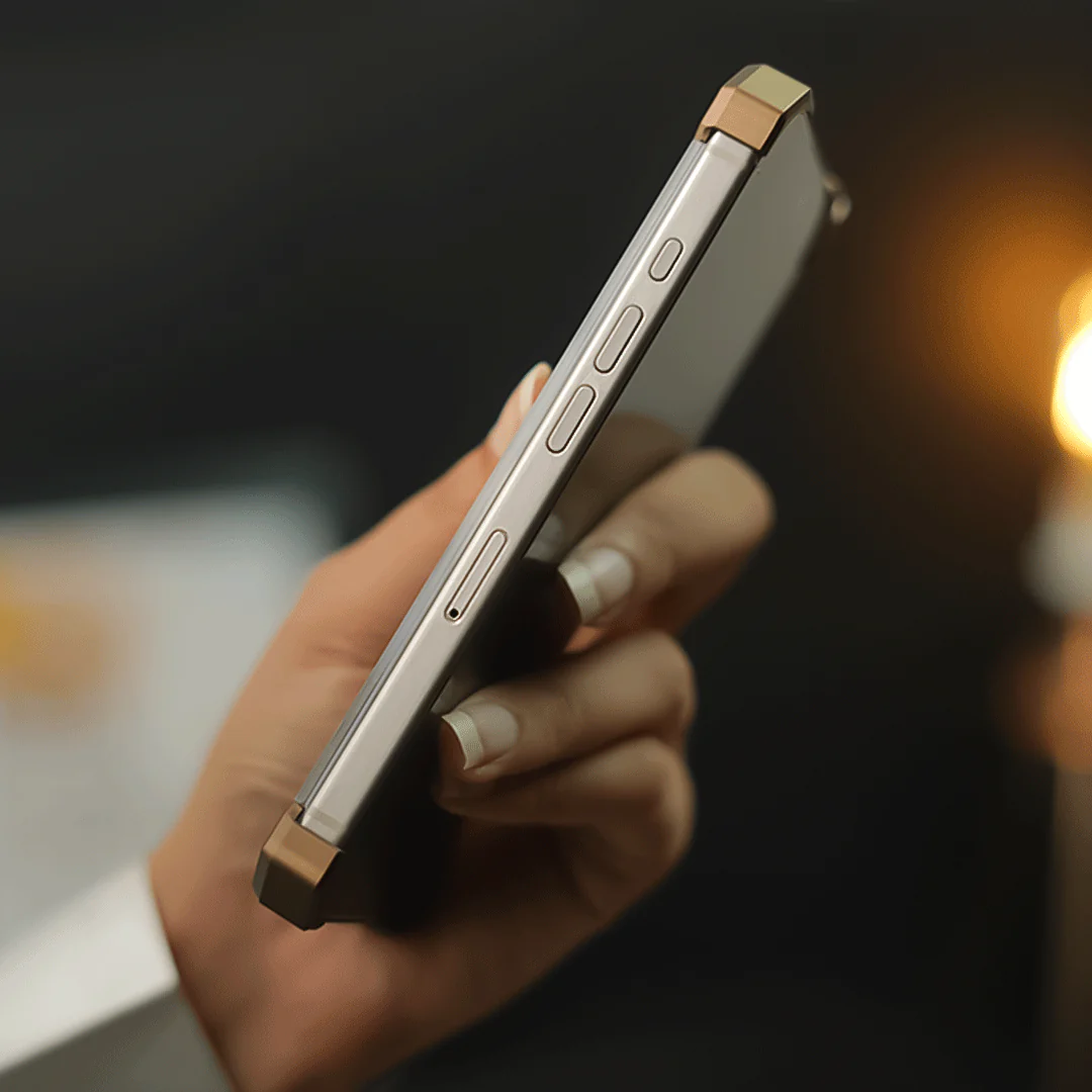 iPhone 16 Series Ultra-Slim Frameless Metal Stand Case-14